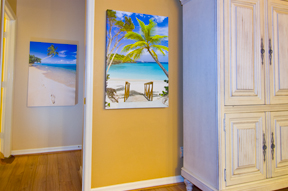 Footprints in the Sand/Pathway to Paradise 28x40